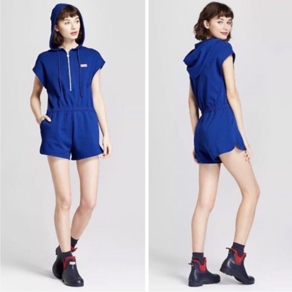 Hunter For Target Blue Hoodie Romper